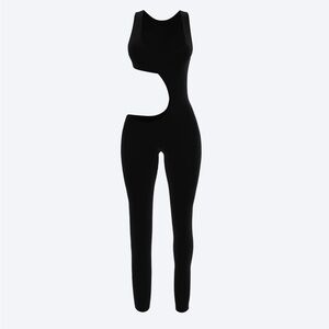 MyOutfitOnline Sleek Black Cutout Jumpsuit